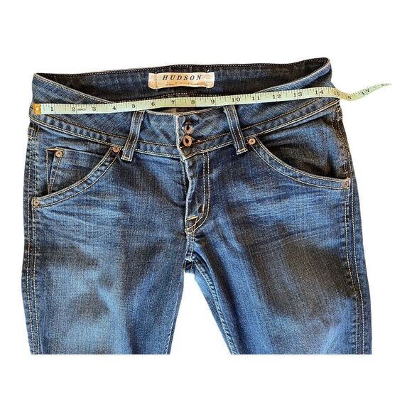 Vintage HUDSON Signature Denim Bootcut Jeans with Flap Pocket, Size: 28 Y2K - Picture 3 of 7